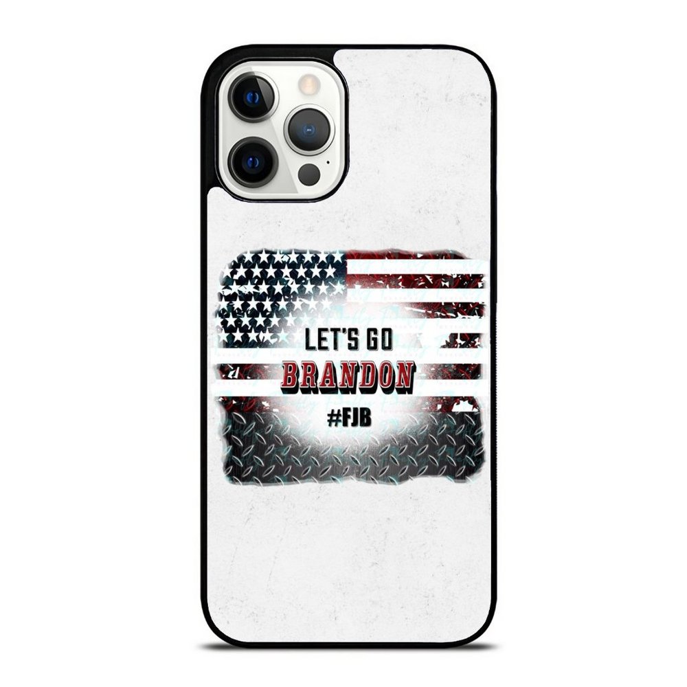 Vintage Let_s Go Brandon Patriotic American Flag iPhone Case